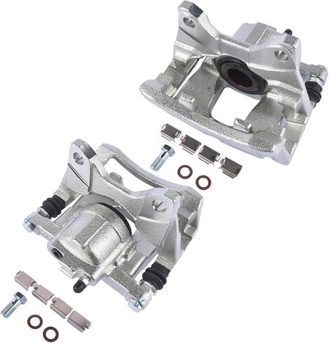 Rear Left & Right Disc Brake Caliper w/Bracket Replacement for 2007-2018 Jeep Wrangle Liberty Dodge Nitro 18-B5046, 18-B5047, 68003774AA, 68003778AA in Saudi Arabia