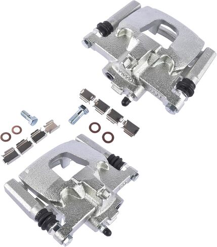 Rear Left & Right Disc Brake Caliper w/Bracket Replacement for 2007-2018 Jeep Wrangle Liberty Dodge Nitro 18-B5046, 18-B5047, 68003774AA, 68003778AA in Saudi Arabia