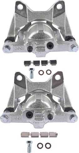 Rear Left & Right Disc Brake Caliper w/Bracket Replacement for 2007-2018 Jeep Wrangle Liberty Dodge Nitro 18-B5046, 18-B5047, 68003774AA, 68003778AA in Saudi Arabia