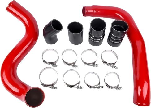 Turbo Intercooler Pipe Kit CAC Tubes and Boot Kit Fit 2003-2007 F250 F350 F450 F550 in Saudi Arabia