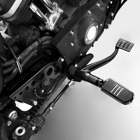 مجموعة أدوات التحكم في منتصف القدم للدراجة النارية مجموعة ربط رافعة تناسب Harley Sportster XL 1200 883 2014-2023 كروم in Saudi Arabia