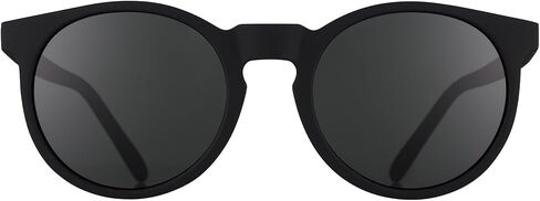 نظارات شمسية مستقطبة It's Not Black It's Obsidian من Goodr للرجال والنساء، إطارات صلبة سوداء مع عدسات عاكسة سوداء، حماية من الأشعة فوق البنفسجية 400، مانعة للانزلاق in Kuwait