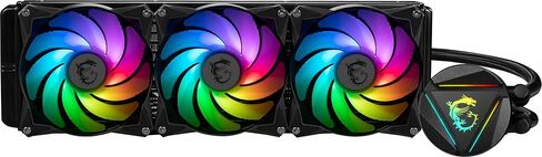 MSI مبرد سائل لوحدة المعالجة المركزية كور ليكويد S360 من ميج - شاشة IPS 2.4 انش - LGA 1700 جاهز - مبرد 360 ملم - مراوح ثلاثية صامتة 120 ملم P12 in Kuwait
