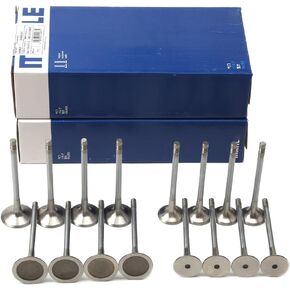 Intake Exhaust Valves Set Replacement For VW BEETLE CC GOLF GTI JETTA GLI EOS PASSAT TIGUAN SCIROCCO SHARAN AUDI A3 A4 A5 A6 QUATTRO Q3 Q5 TT TTS 2.0T