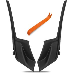 Upgrade Wiper Cowl Seal Trim Panel Front Replace 53866-08020 and 53867-08020 Fit for Toyota Sienna Van 2011 2012 2013 2014 2015 2016 2017 2018 2019 2020, Side Fender Seal Hood End Caps