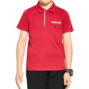 FitsT4 قمصان جولف رياضية للأولاد بعامل حماية من الأشعة فوق البنفسجية 50+ خفيفة الوزن وسريعة الجفاف ملابس جولف للشباب ملابس رياضية بأكمام قصيرة للأطفال in Kuwait