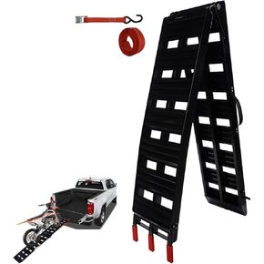Loading Ramp,Universal 850Lbs 7.5FT Aluminum Folding Motorcycle Portable Trailer Ramp for Motorcycle,Dirt Bike,ATV,UTV,Truck,Quad,Lawn Mower,Snow Blower