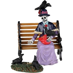 Lemax Spooky Town Feeding The Birds, Set of 2 #22101