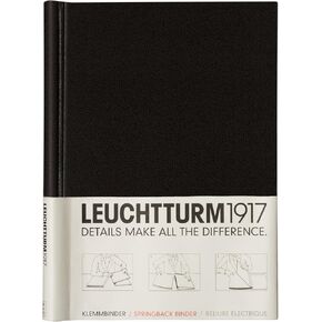 LEUCHTTURM1917 - PEKA Springback Binder (Light Grey) - Holds 150 Sheets of Paper