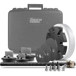 Tiger Tool Bearing Race Starter Kit without Cylinder, Hydraulic Wheels On Version for Commercial Semi Trucks, for use with Class 6 – 8 Heavy Duty Trucks and Equipment, 10910