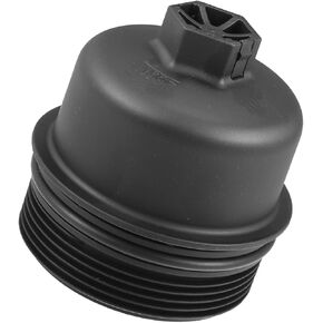 Motoforti Engine Oil Filter Housing Cover Cap LR004508 for Land Rover DEFENDER 2.4L TDCI DURATORQ Plastic Black Long-lasting
