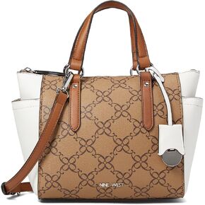 NINE WEST Cedar Satchel Black One Size