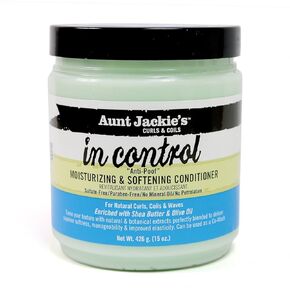 Aunt Jackie's in control 15oz - "Anti-Poof" Moisturizing & Softening Conditioner