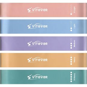 3 Levels Booty Bands Set, Resistance Bands for Working Out, Exercise Bands for Women Legs and Butt, Yoga Starter Set