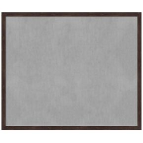 Amanti Art Framed Magnetic Board (51 x 43) Fresco Dark Walnut Magnet Board, Oversize Magnetic Bulletin Board for Office Decor, Mudroom, Kitchen or Organization Drop Zone from WI, USA