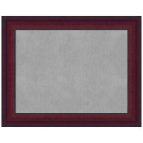Amanti Art Framed Magnetic Board (29 x 23) Canterbury Cherry Magnet Board, Medium Magnetic Bulletin Board for Office Decor, Mudroom, Kitchen or Organization Drop Zone from WI, USA