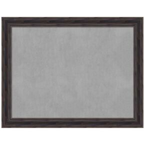 Amanti Art Framed Magnetic Board (27 x 21) Rustic Pine Brown Narrow Magnet Board, Medium Magnetic Bulletin Board for Office Decor, Mudroom, Kitchen or Organization Drop Zone from WI, USA