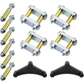 RYANSTAR RACING Heavy Duty Shackle Upgrade Kit with 2Pcs Trailer Leaf Spring Equalizers EQ-E1 35" Wheelbase Compatible with CRE3000 Stock and Equaflex Trailer Shackle kit