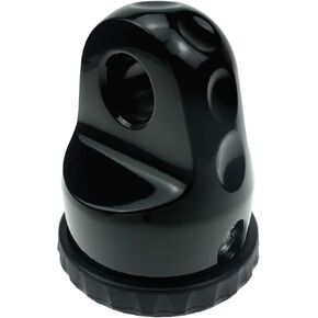 Winch Hook Shackle Mount Fits for ATV UTV SUV Jeep Wrangler 3/8 inch Winch Lines 3/4" D-Ring 22000 lbs Load Rating- Black with Iron Pin and Rubber Guard