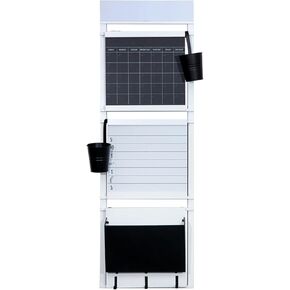 منظم حائط أودري لديكور المنزل من ستراتون - قطعة ديكور عملية مع تقويم وسبورة وسبورة فلين وسبورة بيضاء وتخزين البريد - مركز قيادة كبير لغرفة المعيشة والمطبخ وغرفة الطعام والدراسة in Kuwait