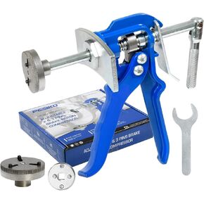 29350 Brake Caliper Piston Rewind Tool - Single Discs Rear Brake Kit, Combines Adjustment & Compression for Smooth Brakes