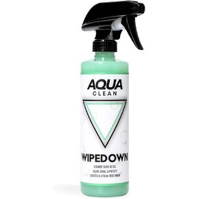 WIPEDOWN Ceramic Quick Detail Spray and Waterless Wash - SiO2 Ceramic Coating Spray - Top Detailer for Boats, RVs, Motorcycles, Cars, Trucks - Best Boat Cleaner - Best Car Cleaner