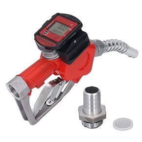 1in BSP Automatic Fueling Nozzle Auto Shut Off Nozzle Aluminum Alloy Digital Meter for Filling