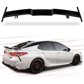 Camry Rear Spoiler Compatible with 2018-2022 8th Gen Camry LE SE XLE XSE TRD ABS Rear Trunk Spoiler Wing, Rear Trunk Highkick Spoiler Wing Lip