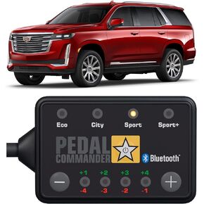 PEDAL COMMANDER for Cadillac Escalade 2021-2024 Throttle Response Controller Fits: Base, Luxury, Platinum, Premium, Premium Luxury, Sport, Standard, 6.2L Cadillac Escalade Accessories