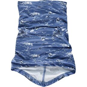 Salt Life Tactical Camo Face Shield, Elemental Blue, OSFM