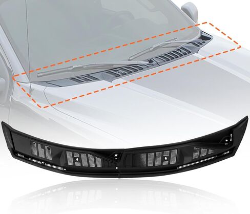 OEM Style Wiper Cowl Top Cover Windshield Grille Panel Assy Compatible with 2015 - 2020 Ford F-150 Replacement for FL3Z-15022A69-A, FL3Z-15022A68-A (Front Driver & Passenger Side) in Saudi Arabia