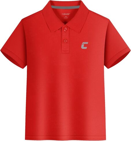 Boys Performance Polo Shirt, Youth Active Golf Shirt School Uniform in Saudi Arabia