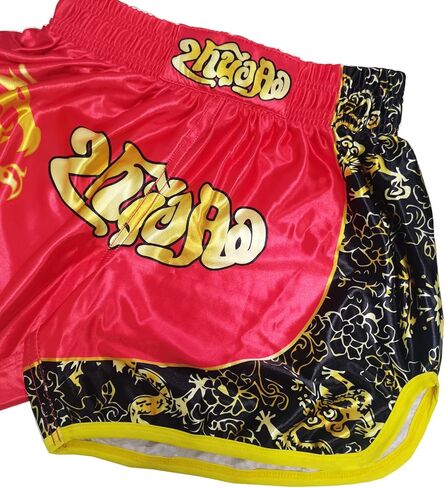 Kids Muay Thai Shorts Training Boxing Active Shorts BJJ Fitness Workout Sport Trunk Clothing in Kuwait