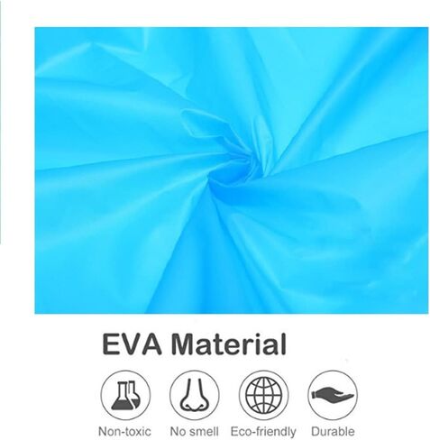 عباءات مطر للبالغين، معاطف مطر EVA قابلة لإعادة الاستخدام مضادة للماء بغطاء للرأس، سترات مطر للنساء والرجال، عبوة من 2 in Saudi Arabia