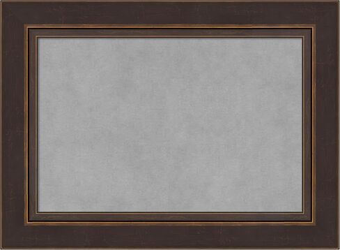 Amanti Art Framed Magnetic Board (41 x 25) Lucie Light Bronze Magnet Board, Large Magnetic Bulletin Board for Office Decor, Mudroom, Kitchen or Organization Drop Zone from WI, USA in Kuwait