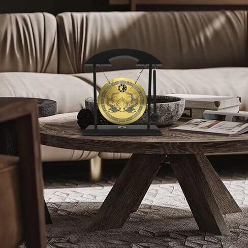 Zen Brass Feng Shui Decor Gong For Home Office Table Decor Japanese decor Collectible Figurines in Saudi Arabia