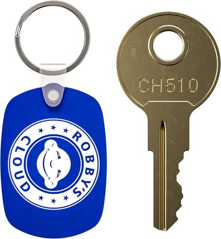 CH510 Replacement Key for Truck Tool Boxes and RV Compartments Marked CH-510-1 Robby’s Cloud Keychain Included (1-Pack) - Key Color May Vary in Saudi Arabia