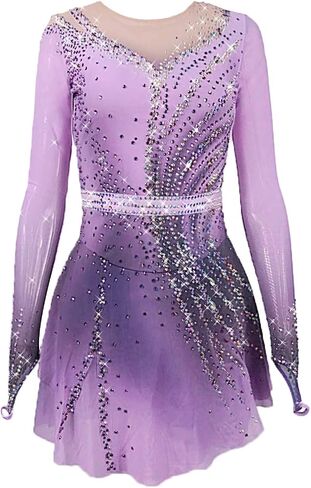 Handmade Ice Figure Skating Dress Women Girls Skate Competition Custumes Performance in Saudi Arabia