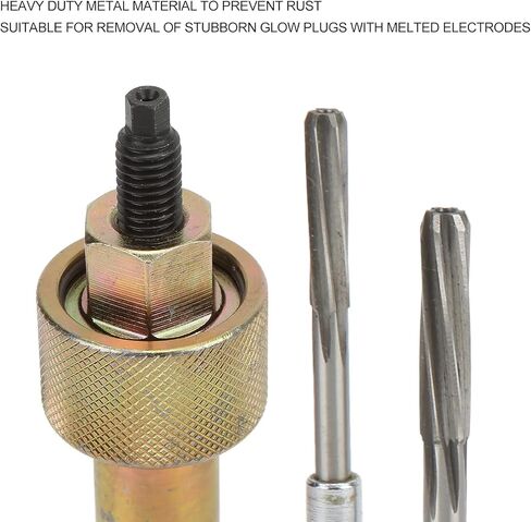 Glow Plug Puller Reamer Set, Glow Plug Removal Tool, Glow Plug Extractor Puller & Reamer Removal Tool Kit Accessory Replacement for Vehicles in Saudi Arabia