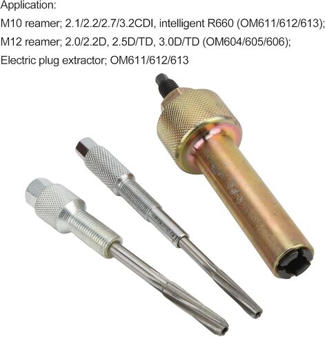 Glow Plug Puller Reamer Set, Glow Plug Removal Tool, Glow Plug Extractor Puller & Reamer Removal Tool Kit Accessory Replacement for Vehicles in Saudi Arabia