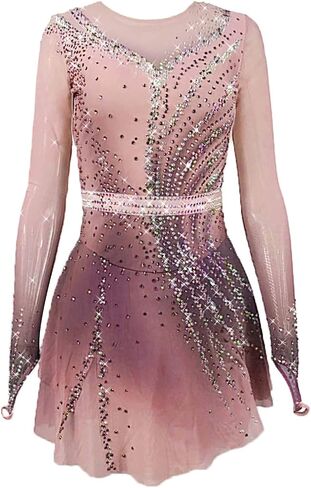 Handmade Ice Figure Skating Dress Women Girls Skate Competition Custumes Performance in Saudi Arabia