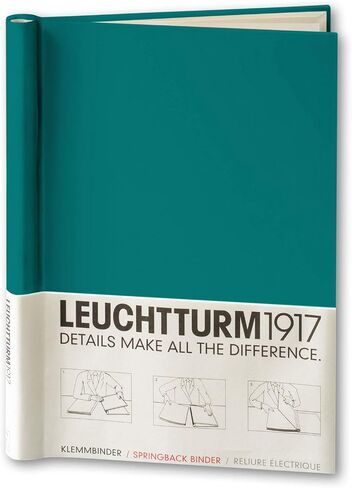 LEUCHTTURM1917 - PEKA Springback Binder (Light Grey) - Holds 150 Sheets of Paper in Saudi Arabia