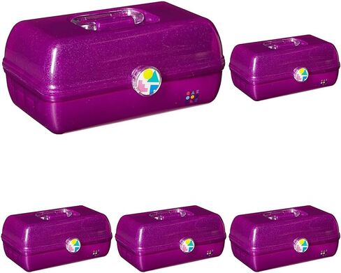 حقيبة مكياج للنساء من Caboodles، باللون الأبيض فوق الأخضر in Kuwait