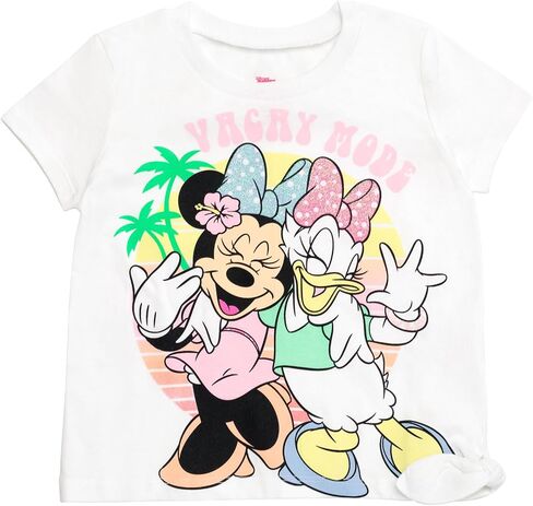 Disney Minnie Mouse Peplum T-Shirt and Bike Shorts Outfit Set Infant to Big Kid in Saudi Arabia