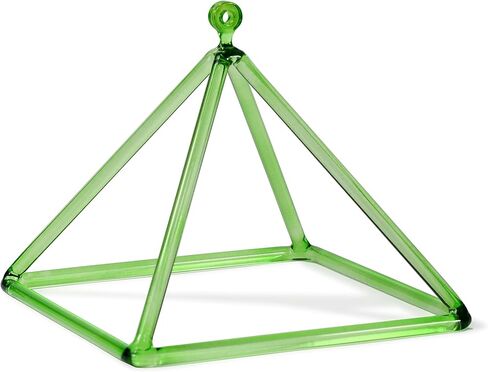 Green Quartz Crystal Singing Pyramid 9 inch With Crystal Singing Bowl Striker and Carrying Case in Saudi Arabia
