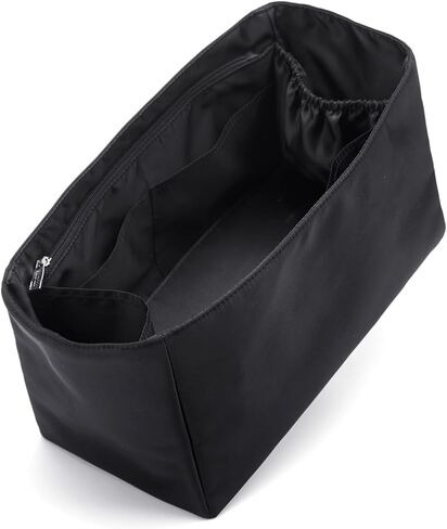 ملحق منظم محفظة من النايلون المقاوم للماء لـ LV Neverfull مع حقيبة بسحاب وحامل أكواب (أسود، MM، الجيل 2) in Kuwait