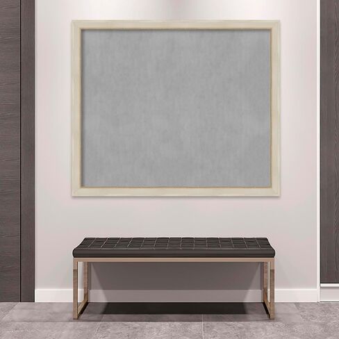 Amanti Art Framed Magnetic Board (52 x 44) Parthenon Cream Magnet Board, Oversize Magnetic Bulletin Board for Office Decor, Mudroom, Kitchen or Organization Drop Zone from WI, USA in Kuwait