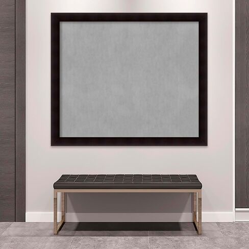 Amanti Art Framed Magnetic Board (54 x 46) Portico Espresso Magnet Board, Oversize Magnetic Bulletin Board for Office Decor, Mudroom, Kitchen or Organization Drop Zone from WI, USA in Saudi Arabia