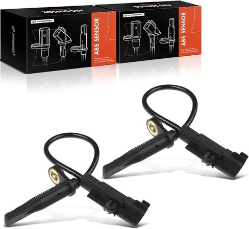 A-Premium ABS Wheel Speed Sensor Compatible with Cadillac & Saab Models - SRX 2010-2016, 9-4X 94X 2011 - Front Driver and Passenger Side, 2-PC Set, Replace# 15921849 in Saudi Arabia