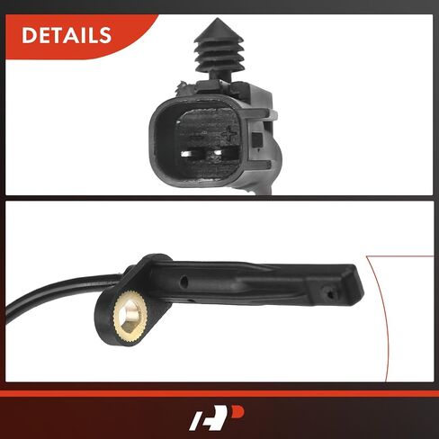 A-Premium ABS Wheel Speed Sensor Compatible with Cadillac & Saab Models - SRX 2010-2016, 9-4X 94X 2011 - Front Driver and Passenger Side, 2-PC Set, Replace# 15921849 in Saudi Arabia